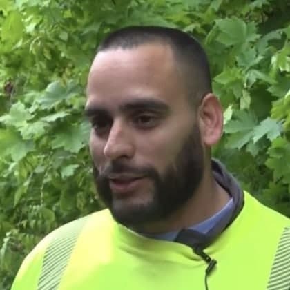 Julian Lopez, owner of JLO Tree Service, speaking to FOX61
